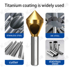 High-Speed Steel Chamfer Cutter with Cobalt Titanium Coating