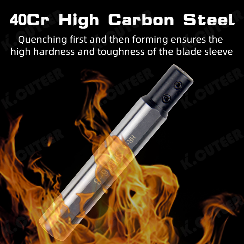 Boring Tool Bar Lathe Cutter Sleeve Round Shank CNC Cutting Holder