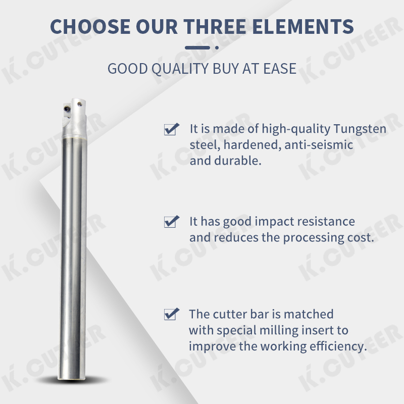 High-Performance Cbap300r Tungsten Carbide Milling Toolholder for Vibration Control