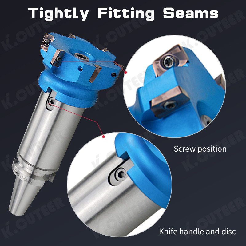High Precision 45 Degree Angle Aluminium Face Mill Cutter