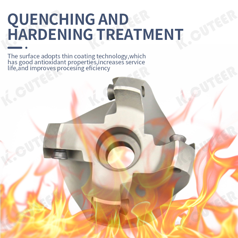 Km12 Fast Feeding Alloy End Mill Milling Machining Slab Face Milling Cutter