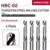 Single-Flute End Mill for Aluminum, Aluminum Plate Alloy End Mill