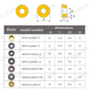 Rpmt Turning Inserts Milling Inserts CNC Lathe Milling Machine Tool