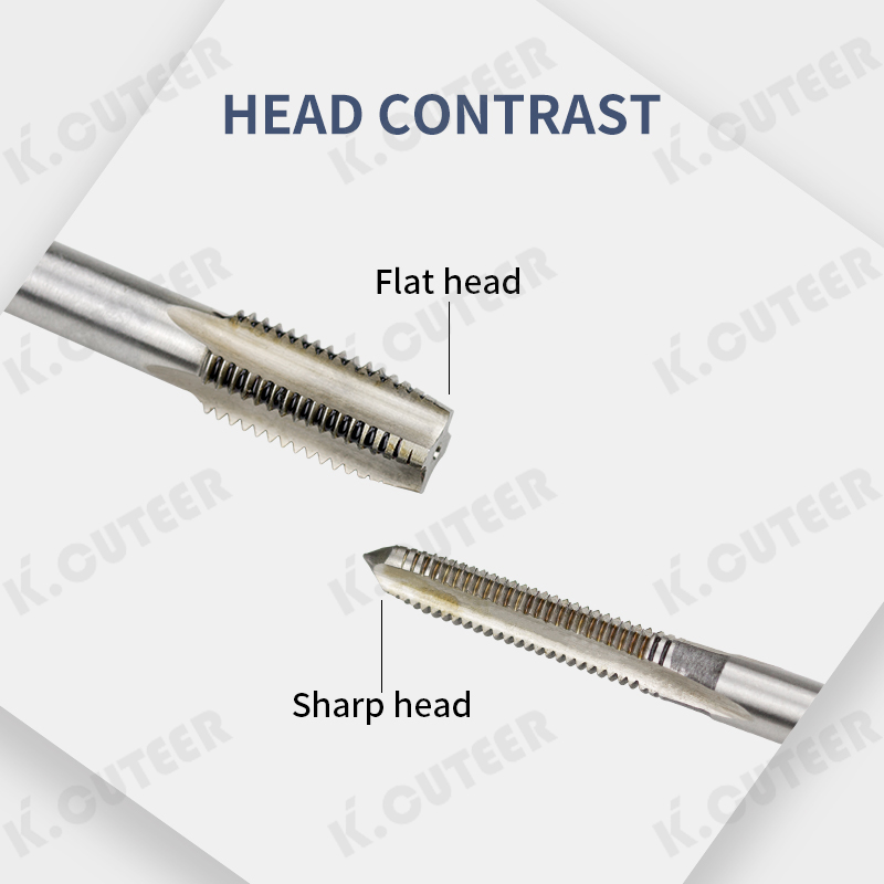 Machine Spiral Point Straight Fluted Screw Thread Hand Tap Drill