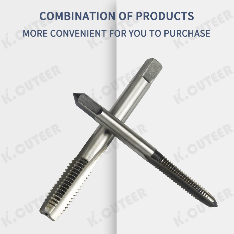 Machine Spiral Point Straight Fluted Screw Thread Hand Tap Drill