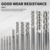 Durable 65° 4-Flute Flat End Mill for CNC Machining
