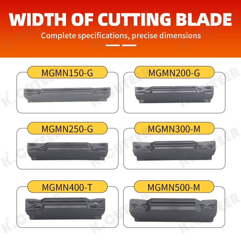 CNC Parting and Grooving Inserts Lathe Grooving Cutter for Stainless Steel