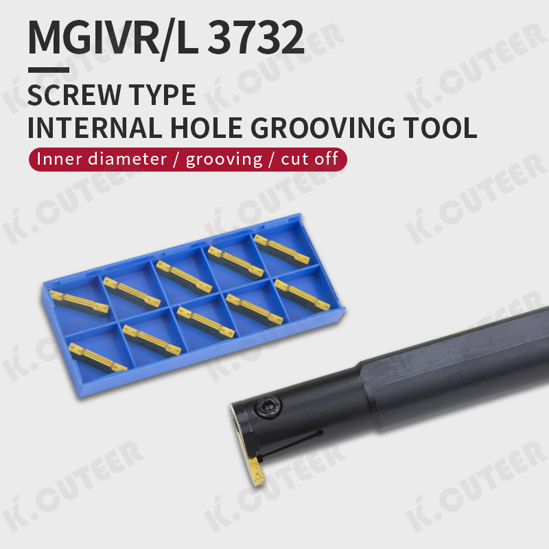 MGIVR 3732 Grooving Tool Holder Mgivr Straight Shank Internal Turning Tool Lathe Bar