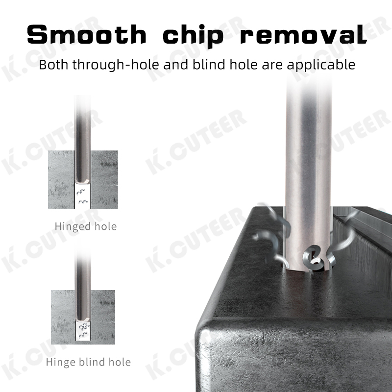 Rigid Straight Shank Machine Reamer Tungsten Steel High Precision