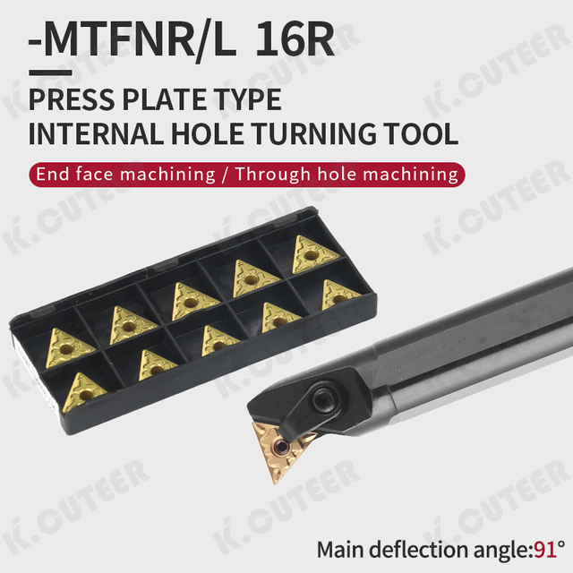 CNC Tool Holder Boring Bar High-Speed Steel Internal Boring Tool Triangular