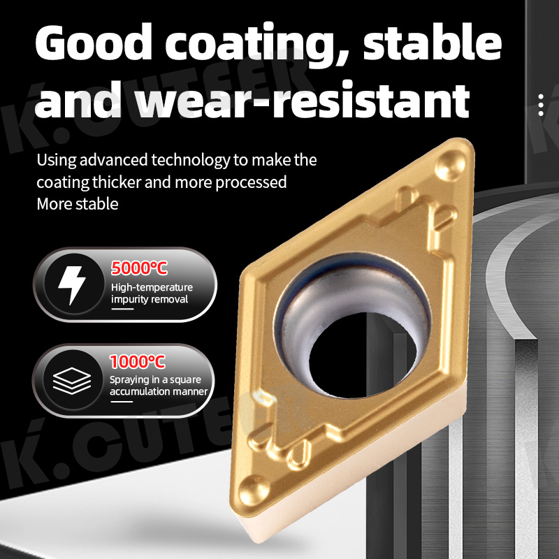 Dcmt Kt60 CT330 Diamond-Shaped CNC Ceramic Insert for Soft Steel