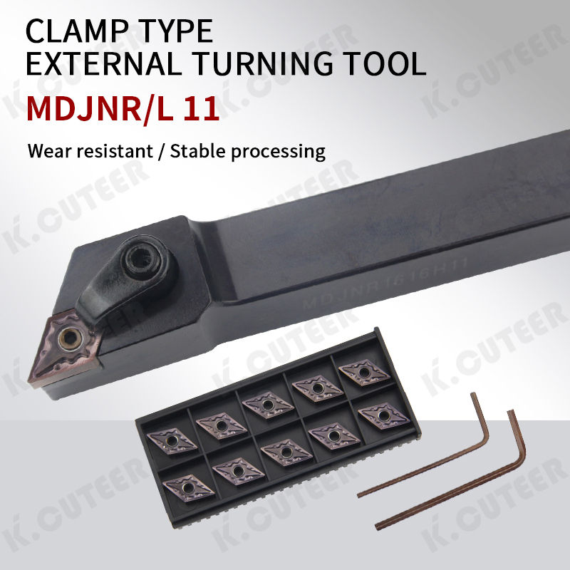 External Turning Tool Lathe Bar Turning Holder and Inserts Yz6020 Inserts Work for Steel