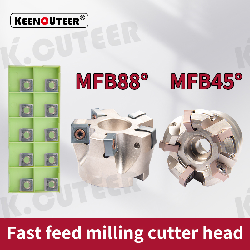 Mfb288/45r Milling Cutter Disc 88° Fast Feed Large Depth 45° Heavy Cutting