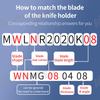 CNC Yz5018 General Blade for Materials Below 60 Degrees