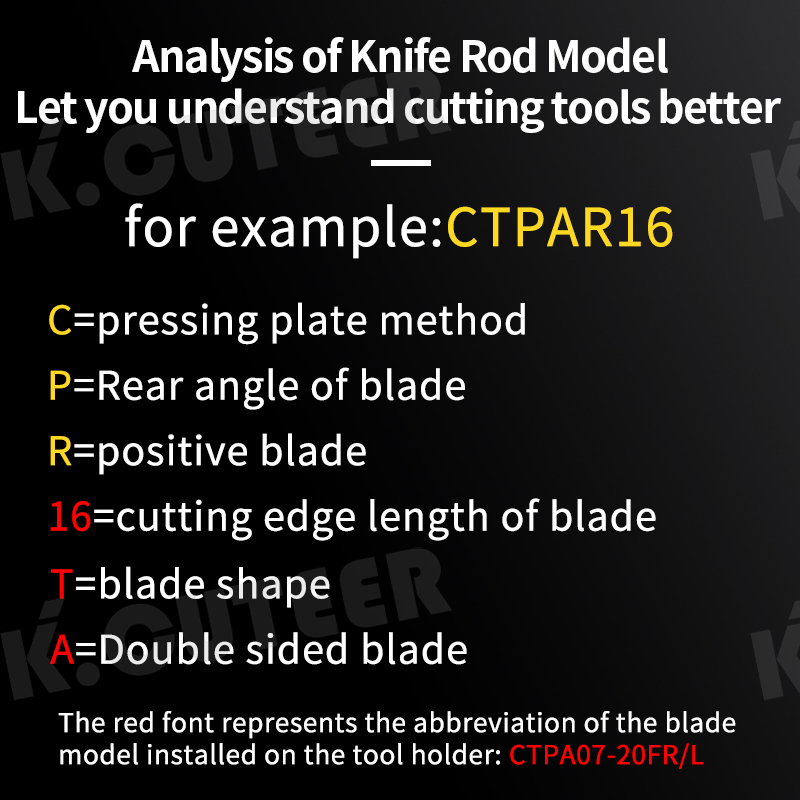 Ctpa/Ctpr CNC Turning Tool Shank for Cutting Groove Tool Shanks