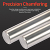 2-Flute Tungsten Steel End Mill 55-Degree Straight Shank CNC Vertical Milling Cutter