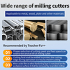 HRC 55° CNC Milling Cutter 0.5-4mm Tungsten Steel Ball Nose Cutter