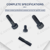 CNC Tool Accessories W-Type Clamping Plate Screw Large Head Rivet Screw