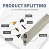 CNC Tool Holder 93-Degree Triangular External Turning Tool Holder Mtjnr