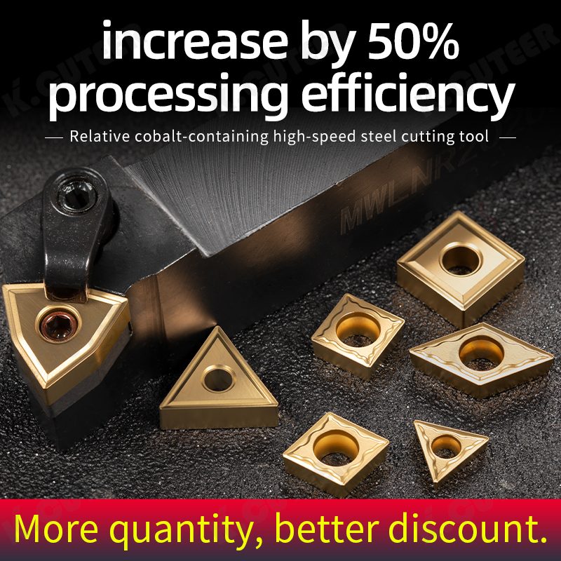Keencuteer Wear-Resistant High-Hardness Carbide CNC Turning Inserts Dcmt/Ccmt/Tnmg/Wnmg/CBN/Snmg/Cnmg/Mgmn/Mrmn