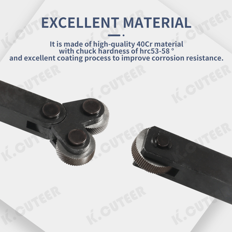 Knurling Straight Cross and Diamond Patterns 30-Degree Cutting P0.4