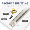 White Spring Steel Snr0020r16 Small Hole High-Speed Steel Internal Thread Cutter