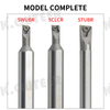 HSS Large handle small head turning tool bar Carbide Inserts TBGT/WBMT/CCMT