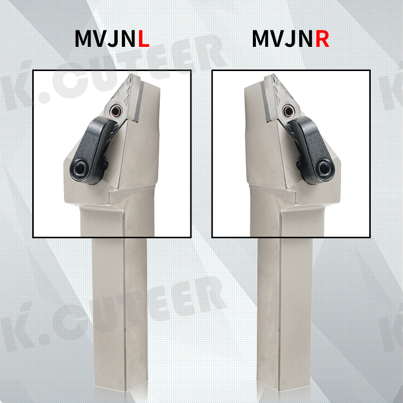 External Turning Toolholder White Spring Steel CNC Lathe Cutter For VNMG16 Carbide Insert