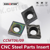 CCMT Blade for Steel CCMT06/09 TF/LQ/TM/MF/PF/PM YZ6030 YZ5010 Carbide Insert for SCLCR/L 