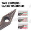 Carbide Insert External Turning Tool Triangular Blade Stainless Steel Cutter CNC Lathe