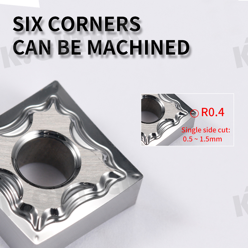 SNMG Carbide Insert for Aluminum MSSNR/L External Turning Tool