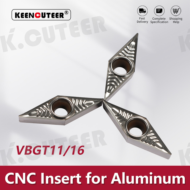 Aluminum Carbide Insert for SVJBR Lathe Parts CNC External Turning Tool