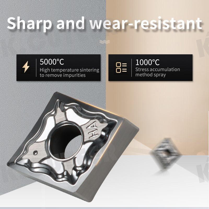 CNMG Carbide Insert for Aluminum MCGNR/L External Turning Tool 