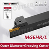Full Series Grooving Tool Holder MGEHR1212 MGEHR1616 MGEHR2020 MGEHR2525 Carbide Grooving Insert 