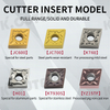 External Turning Tool White Spring Steel Lathe Cutter Bar For CNMG Carbide Insert