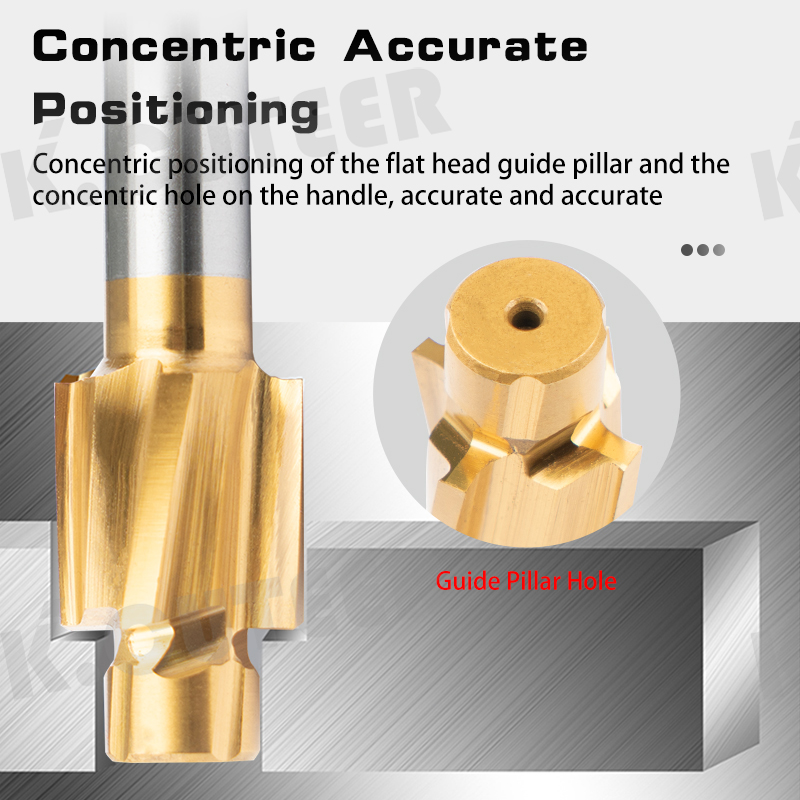 HSS Countersink Milling Cutters / Cobalt-Containing Layer Countersinks / Fully Ground Countersink Drills
