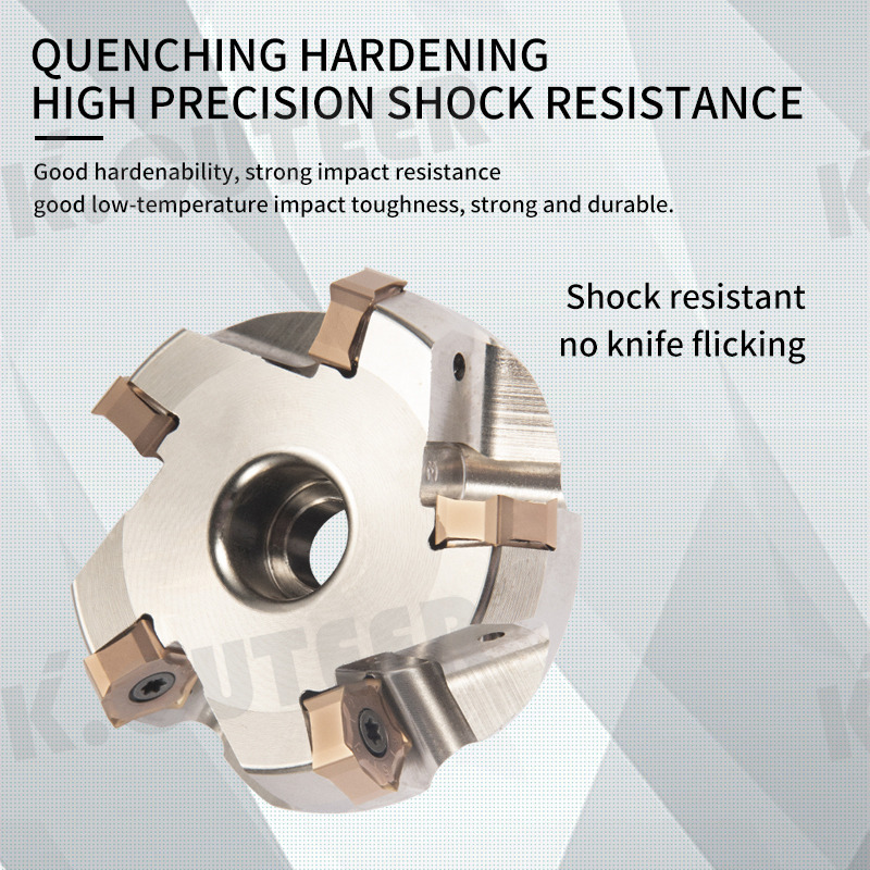 CNC Shoulder Face Mill Head for Heavy Cutting MFPN Indexable Milling Cutter