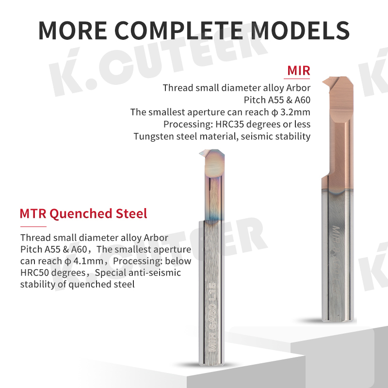 MIR Small Bore Boring Tool Aseismic Carbide Internal Thread Turning Tool 