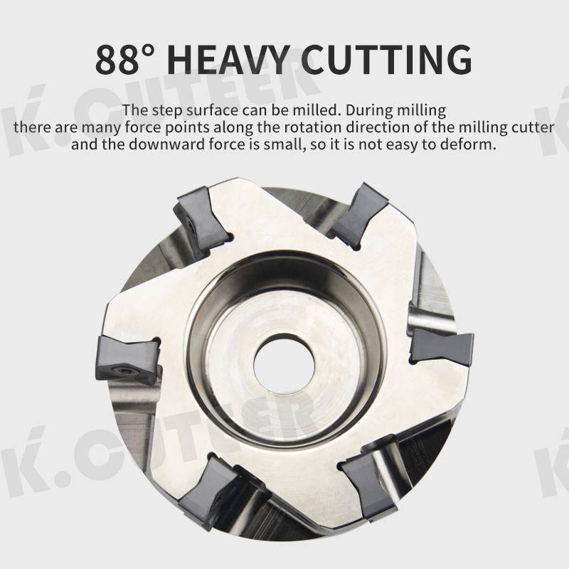 CNC Machining Tool for Heavy Cutting MFSN Milling Cutter And Insert