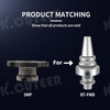 Three-sided edge milling cutter SMP 06/08/12 63mm-125mm FMB22 T-slot side milling cutter head 