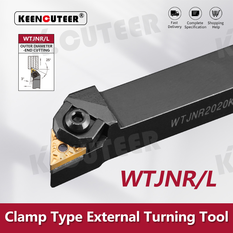  WTJNR2525M16 External Triangul Turning Tool Holder TNMG Carbide Inserts