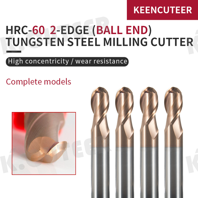 Tungsten Steel Ball End Milling Cutter Tungsten Steel Milling Cutter CNC Tool
