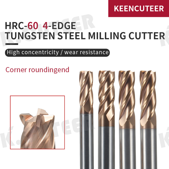  CNC machining machine tool tungsten steel alloy round nose milling cutter