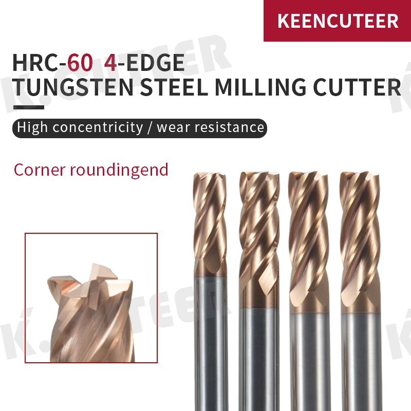  CNC machining machine tool tungsten steel alloy round nose milling cutter