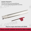 Round Nose Milling Cutter anti-vibration TRS Indexable End Mill 