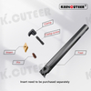 Turning Tool Holder VNMG16 Carbide Inserts Lathe Bar CNC Cutting Tools 