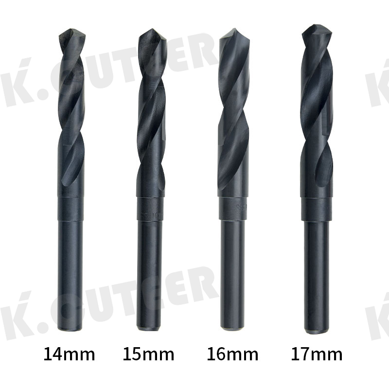 High Speed Steel Big Head And Small Handle Twist Bit Straight Shank Bit Drilling Hole Tool