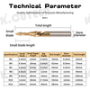 Counterbore Twist Step Drill 90/180 Degree Cobalt-containing HSS Metal Drilling Chamfer Step Drill