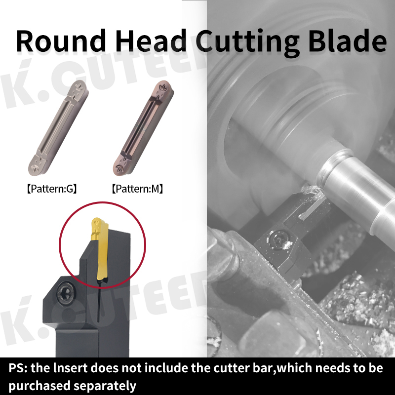 Carbide Insert Grooving Parting Turning Tool Cutting Blade Garage Tools