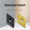 External Turning Tool Holder DNMG Carbide Inserts MDPNN Lathe Cutting Machine Tools 